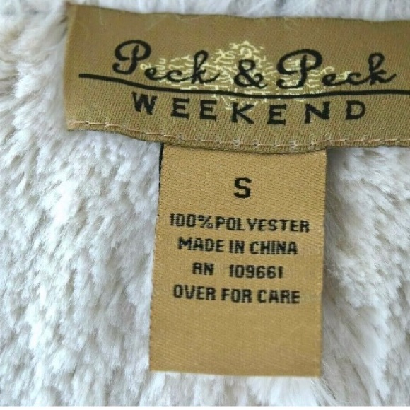 PECK & PECK Weekend Women Faux Fur Lined Soft Grey Reversible Jacket, Sz… - Picture 3 of 13